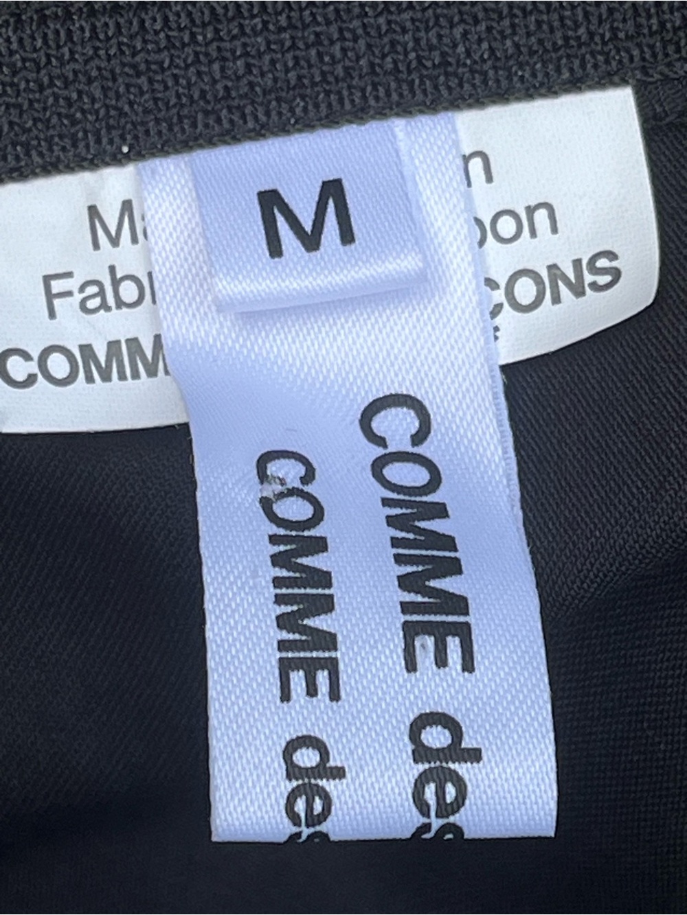 Comme des Garçons Black Peter Pan Collar Oversized Big Bow Blouse Top - Picture 6 of 8